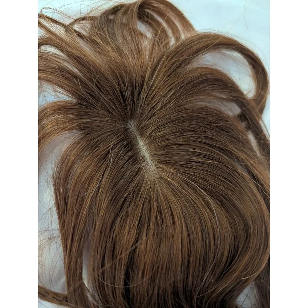 OOPPOO Hair Toppers Real Human Hair 12